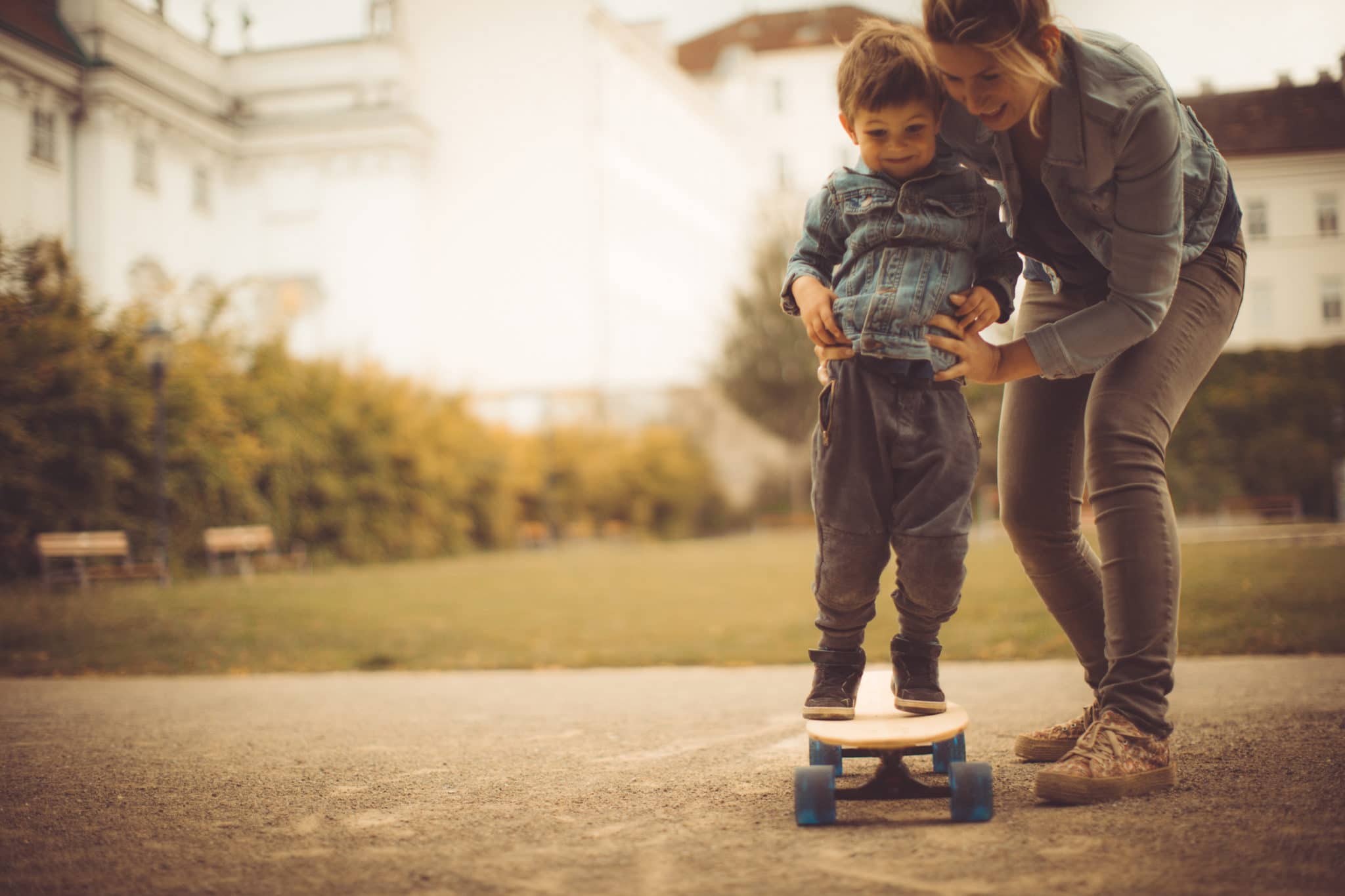 Children Pediatric Balance Disorder Child balancing on skateboard
